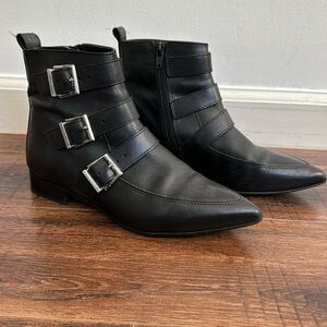 Steve Madden Nari Leather Boot Biker Moto Size 6